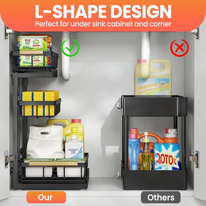 Under Sink Organizer and Storage - Image 4