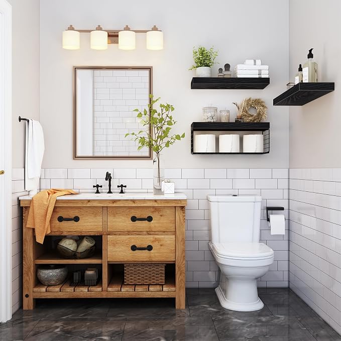 QEEIG Bathroom Shelves Over Toilet - Image 6