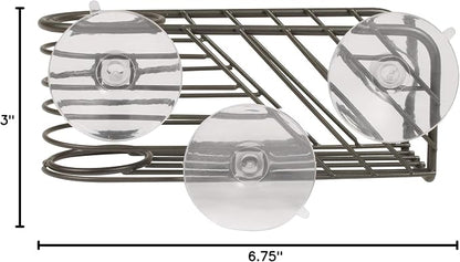 Spectrum Diversified Wright Sink, Geometric Soap & Sponge Kitchen Sink & Shower - Image 9