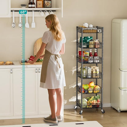 SINGAYE 6 Tier Shelf Wire Rack Shelving - Image 5