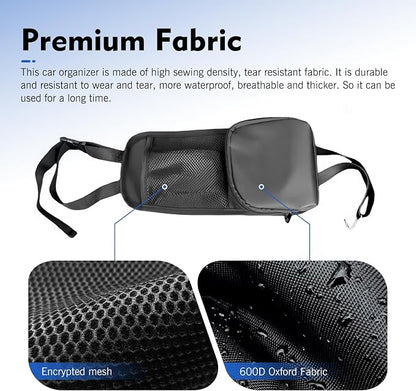 2PCS Car Seat Side Organizer, Holds Phones, - Image 4