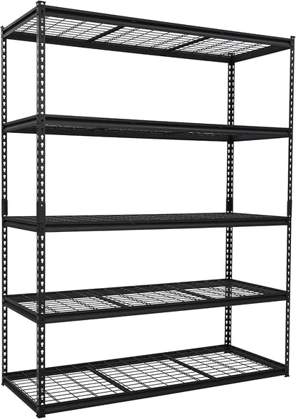Garage Storage Shelves 5 Tiers, Heavy Duty Storage Shelving Racks by Unknown