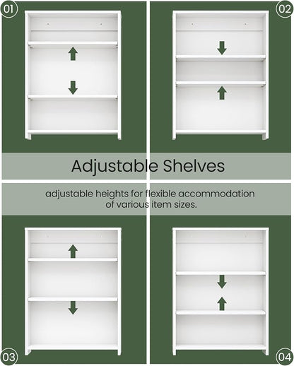 Bathroom Medicine Mirror Cabinet, 21.7'' x 27.6'', Wall-Mounted Bathroom Vanity - Image 8