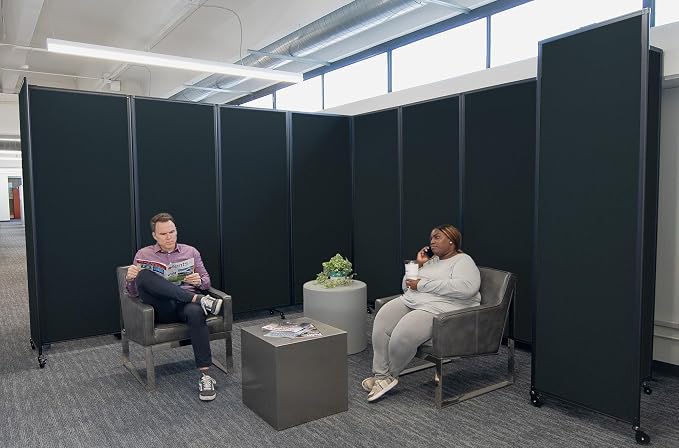 Versare Room Divider 360 Portable Wall Partition | Folding Panels | Large - Image 2