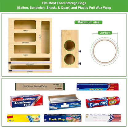 MSJGA Magnetic Food Bag Storage Organizer - Image 7
