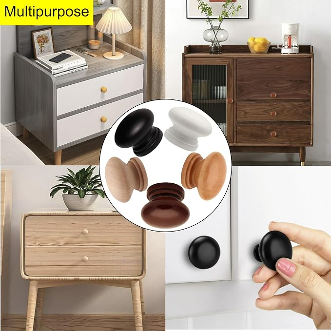 Wooden Cabinet Knob 20Pcs - Image 6