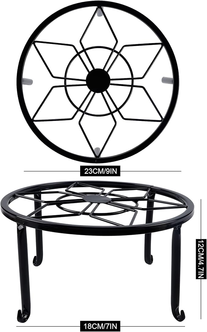 yosager 4 Pack Metal Plant Stands - Image 3
