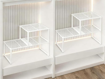 Extendable Metal Wire Shelf Organizer by HGZBS