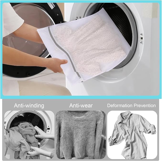 Lingerie Bags for Washing Delicates, Mesh Laundry Bags for Delicates - Image 5
