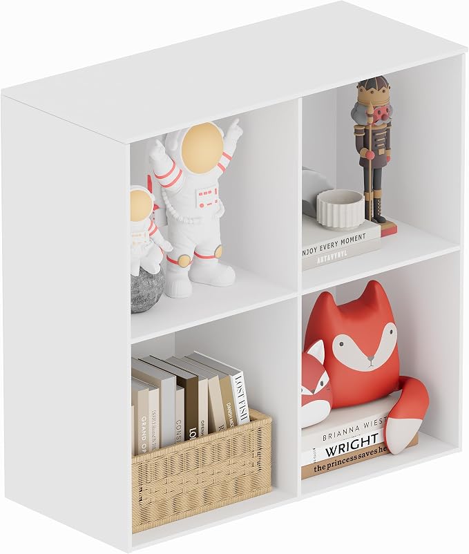 Book Shelf, Wooden Cube Storage Organizer by Unknown