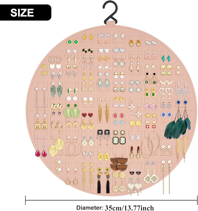 Earring Organizer, Hanging Earring Holder Holds Up to 128 Pairs, Stud Earring - Image 4