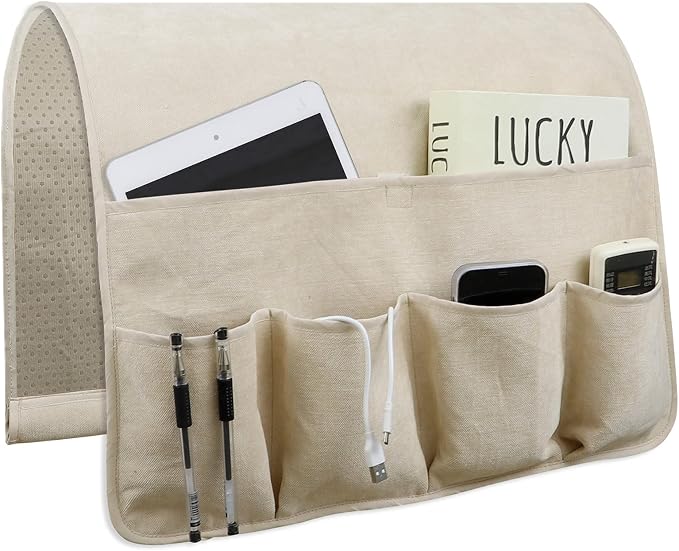 NB Sofa Armrest Organize remote holder bedside caddy organizer by Unknown