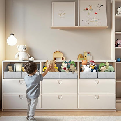 DIMJ Trapezoid Storage Bins, Closet Storage Bins - Image 3