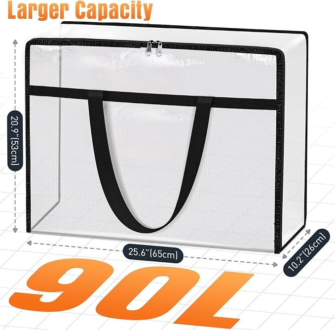 Clear Under Bed Storage Containers - Image 2
