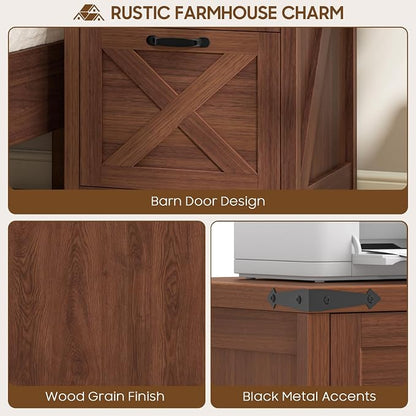 Halitaa Small Farmhouse File Cabinet - Image 7
