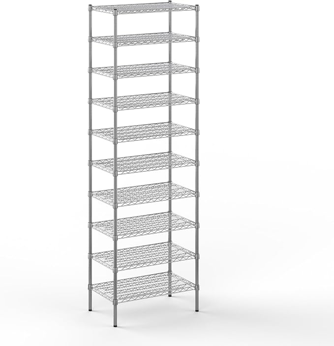 18" Deep x 30" Wide x 96" Height Wire Shelving Kit | 10-Tier | NSF Commercial by Regal+Altair