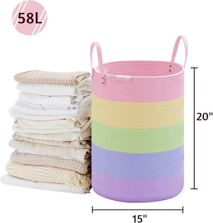 VIPOSCO Tall Laundry Basket, Large Dirty Clothes Hamper - Image 5