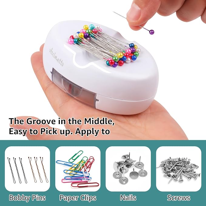 Arcimatto Magnetic Pin Holder, Strong Magnet Pincushion - Image 3