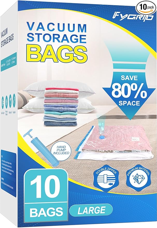 Fygrip Vacuum Storage Bags by Fygrip