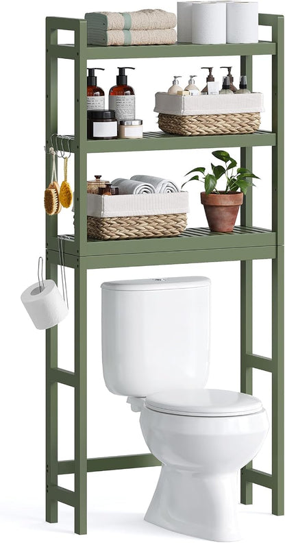 SONGMICS Over The Toilet Storage, 3-Tier Over Toilet Bathroom Organizer by Unknown