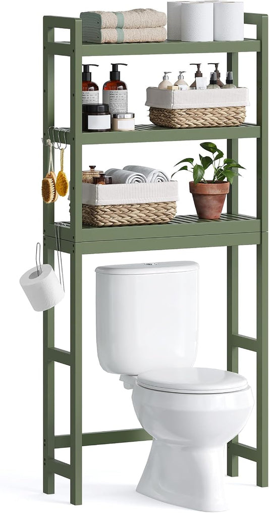 SONGMICS Over The Toilet Storage, 3-Tier Over Toilet Bathroom Organizer by Unknown