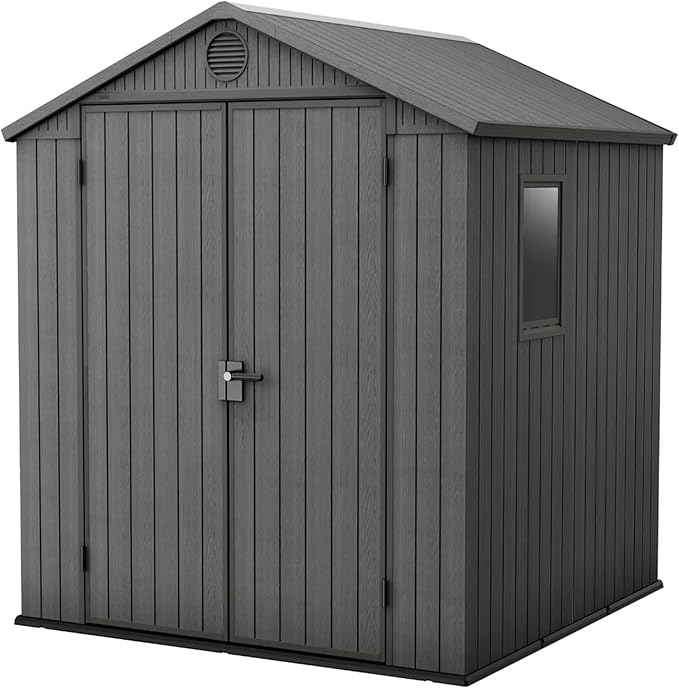 Keter Darwin 6x6 Ft All-Weather Storage Shed by Unknown