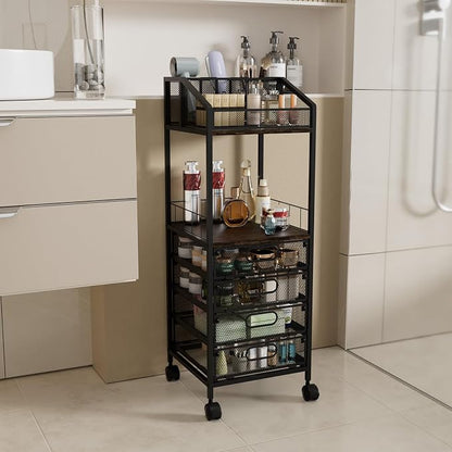 HapiRm Makeup Organizer Storage Cart - Image 9
