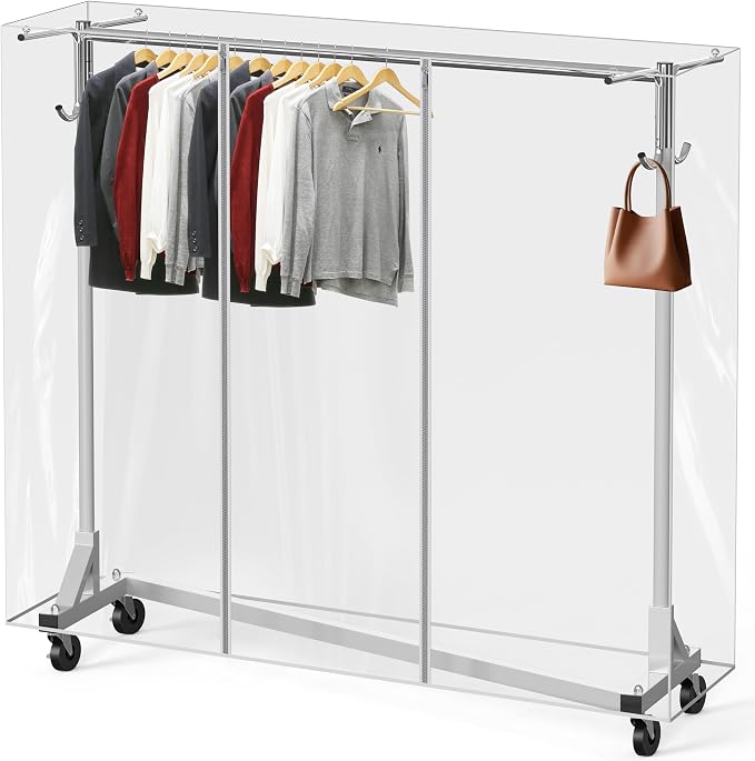Simple Houseware Industrial Grade Z-Base Garment Rack, 500lb Load by SimpleHouseware