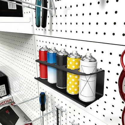 Touri 6 Pack Spray Can Holder for Garage and Workspace, Wall-Mounted Steel - Image 7
