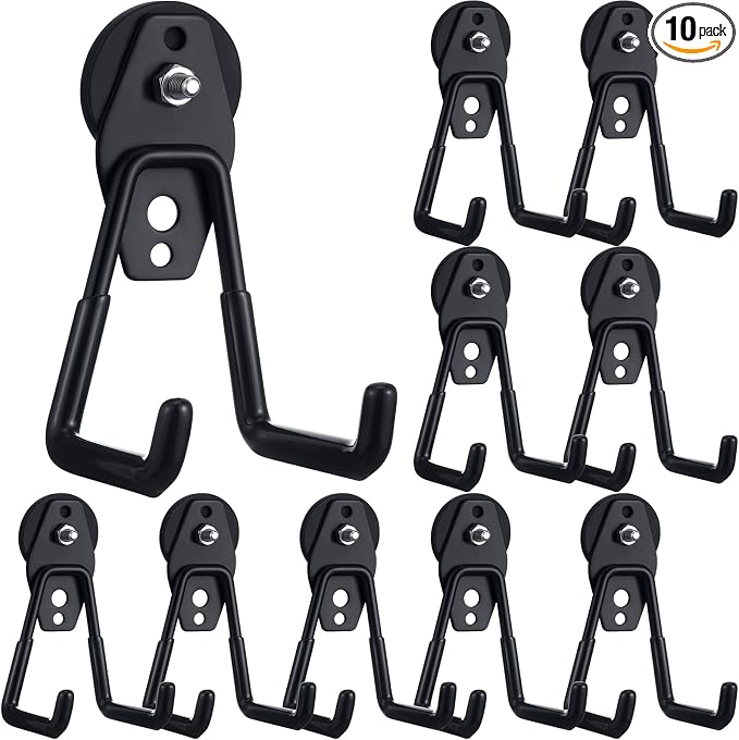 Landhoow Large Magnetic Hooks Heavy Duty Garage Magnet Hooks Strong Storage by Landhoow