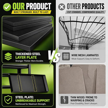 Garage Shelving, 2-in-1 Adjustable Storage Shelves - Image 3