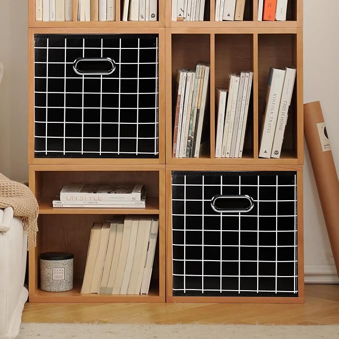 Yunkeeeper storage bins Cubes, Fabric Cube Organizer - Image 4