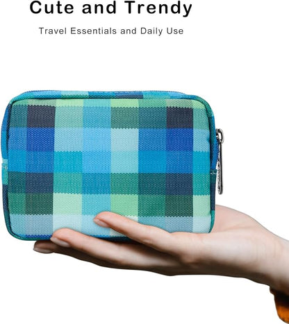 E-Tree Cute Small Makeup Bag, Cosmetic Toiletry Make up Little Items Pouch - Image 4