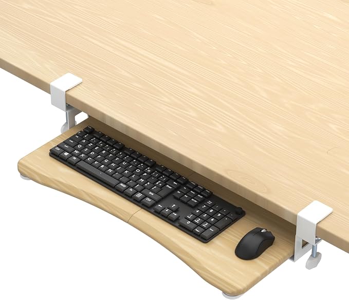 suptek Keyboard Tray Under Desk Pull Out by suptek