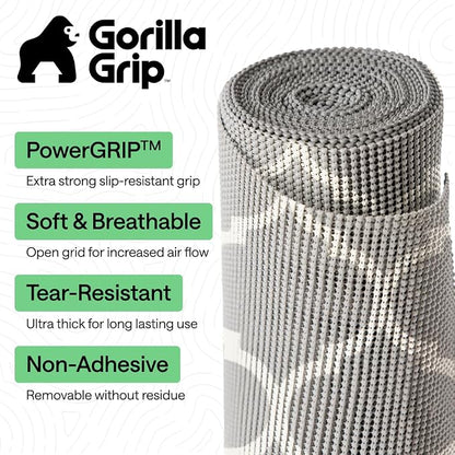 GORILLA GRIP powerGRIP Drawer Shelf and Cabinet Liner, Thick Strong Hold - Image 2