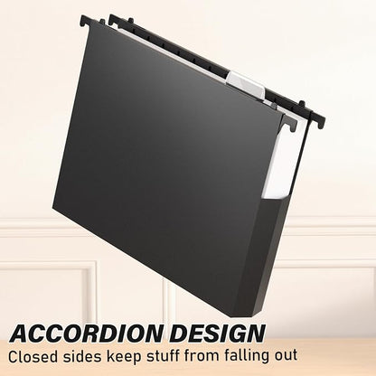 Plastic Hanging File Folders Letter Size, Heavy Duty 2" Expandable File Folder - Image 6