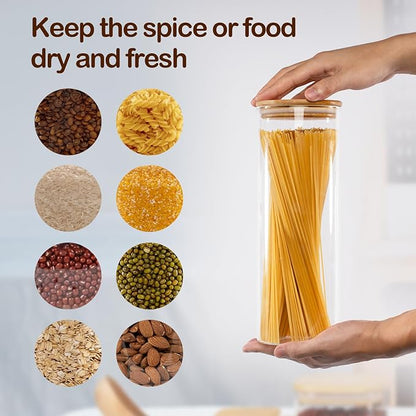 70oz Straight cylindrical Airtight Storage Jars - Image 4