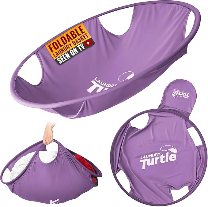 Laundry Turtle Collapsible Laundry Basket | Foldable Laundry Hamper & by LaundryTurtle