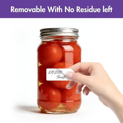 1000 Removable Food Labels, Water/Oil/Tear Resistant Blank Stickers - Image 3
