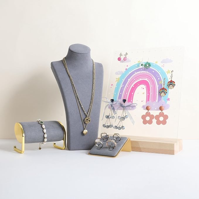 GemeShou Grey necklace storage organizer - Image 4