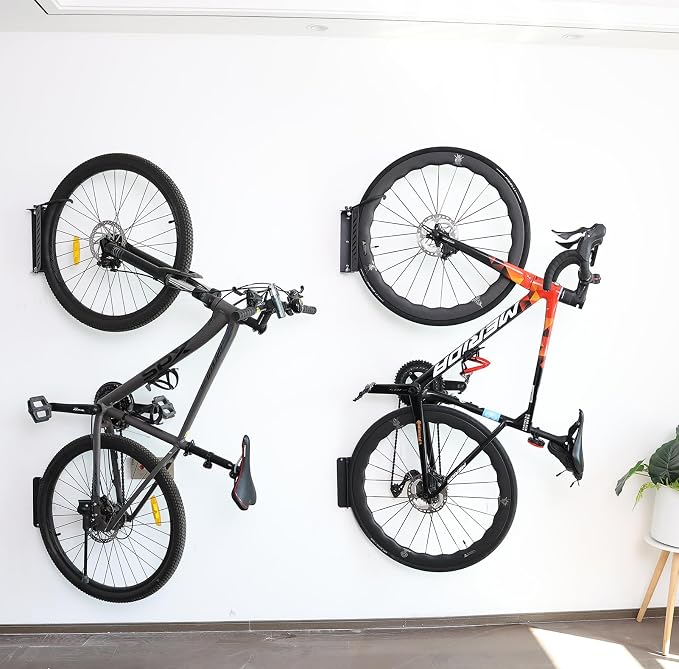 PHUNAYA Bike Wall Mount Vertical, Swivel Bike Hangers - Image 6