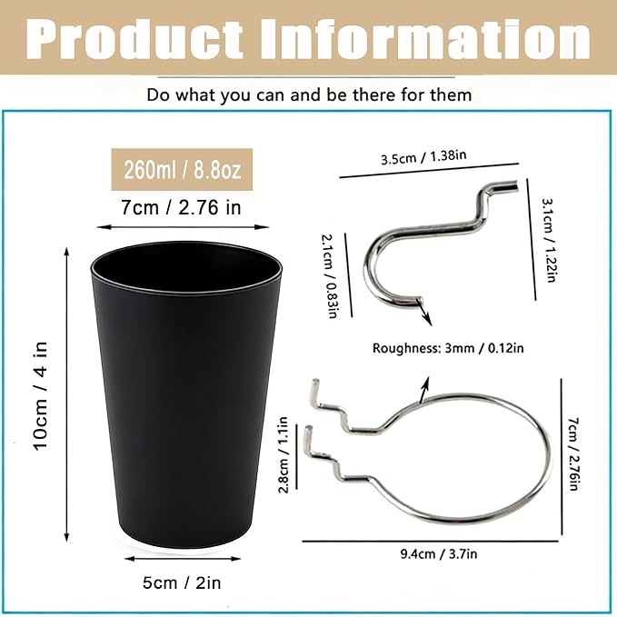 6 Set Ring Style Pegboard Hooks - Image 2