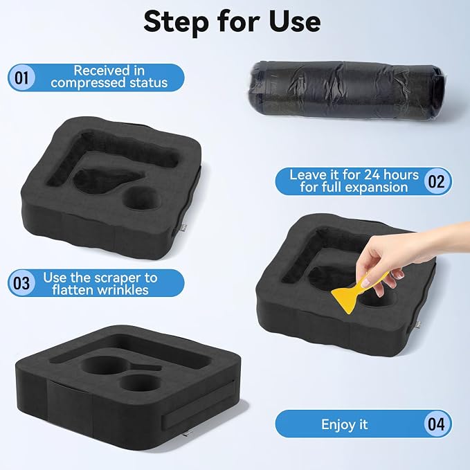 Couch Cup Holder Pillow, Sofa and Bed Organizer Caddy - Image 8