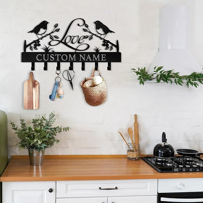 Personalized Key Holder Wall Mount - Image 4