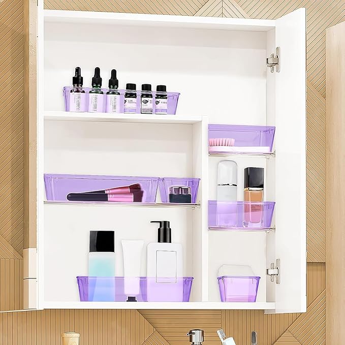 23 PCS Drawer Organizer Set, 5 Varied Size Bathroom and kitchen Drawer cabinet - Image 6