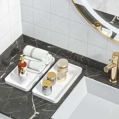 Weenson Bathroom Vanity Trays for Countertop Toiletries Decor Candle Perfume - Image 3