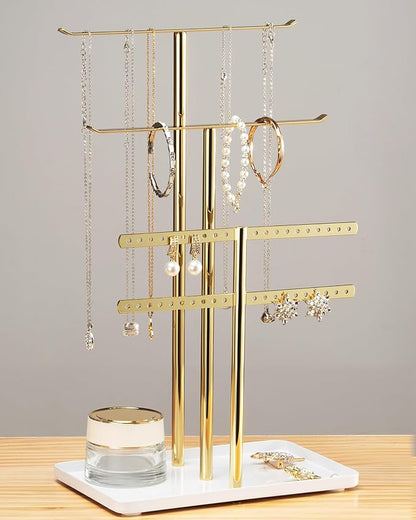 pickpiff Jewelry Stand Organizer Necklace Holder- 14.5" Sturdy Earring and by pickpiff