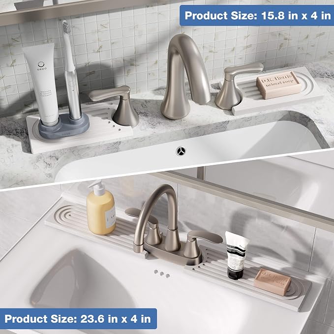 DK177 Diatomite Fast Drying Faucet Mat - Image 7