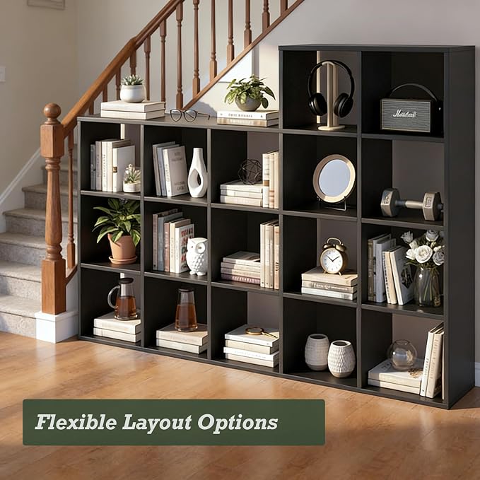 9 Cube Storage Organizer, Reversible Bookcase Shelf, Open Cube Bookshelf - Image 5