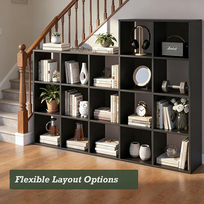 9 Cube Storage Organizer, Reversible Bookcase Shelf, Open Cube Bookshelf - Image 5
